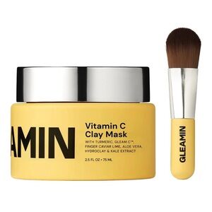 Gleamin Vitamin C Clay Mask with Brush